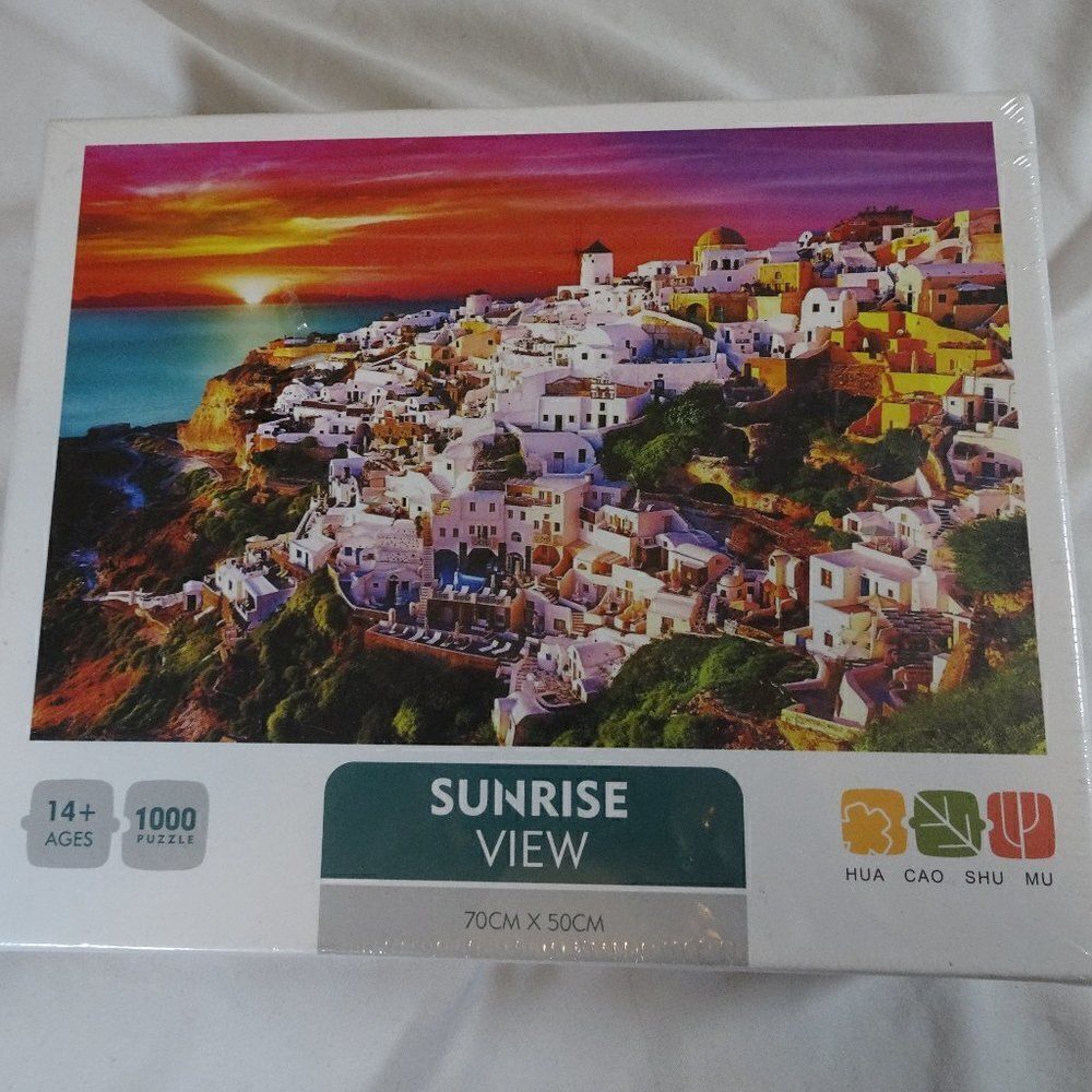 Hua Cao Shu Mu Sunrise View Puzzle 1000 Pieces
